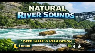 Natural River Sounds for Deep Sleep & Relaxation | Stress Relief Nature Ambience