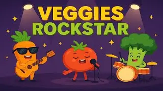 Veggie Rockstar Song | Song For Kids | Rhythmic Rhymes For Kids