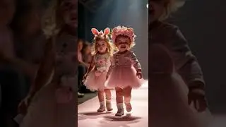 👶✨ Baby Runway Royalty: Roman Chic Edition! 💖👗 #BabyFashionShow  #RomanInspo #StylishBaby 🏛️💎