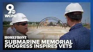 Navy vet gets first look at Cold War memorial that replicates nuclear submarine in Ohio
