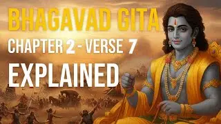 Bhagavad Gita Chapter 2 &ndash; Verse 7 Explained (Hindi | Sanskrit | Modern Life Example)