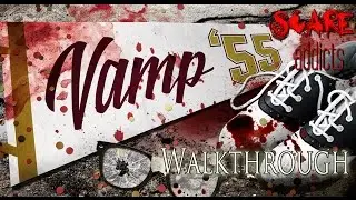 Vamp '55 Scare Zone Walkthrough - Halloween Horror Nights 26 (Orlando) - Scare Addicts