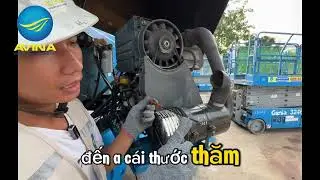 Hướng dẫn vận h&agrave;nh xe n&acirc;ng người boom Lift Genie Z45/25