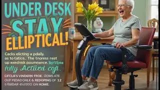 Under Desk Elliptical Review: 12-Speed Seated Exerciser for Home & Office