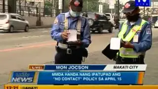 MMDA, handa nang ipatupad ang  