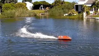 YPC Fast Electric rc Outboard - Testing the set up to the MAX