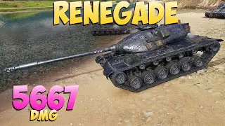 Renegade - 4 Фрагов 5.6K Урона - Прославленный! - Мир Танков