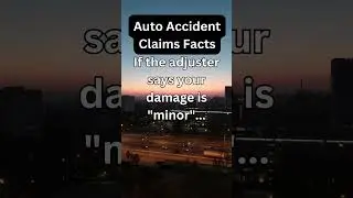 Auto Accident Claims Facts - 