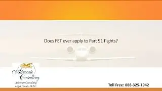 Does FET ever apply to Part 91 flights?