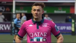 James Fender Red Card for Croc Roll | Ospreys v Cardiff 01/01/2025 | URC R9