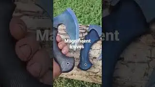 Custom Handmade Carbon Steel Hunting Throwing Axe With Leather Sheath Made by Magnificent knives