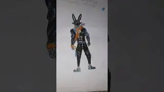 Black Bunny drawing #blackbunny #art #drawing