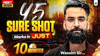 20 SURE SHOT Organic Reactions in JUST 5 Minutes 🚀Wassim Bhat | NEET 2025