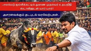 பாலமேடு ஜல்லிக்கட்டில் துணை முதல்வர் உதயநிதி ஸ்டாலினுடன் யார் யார்  அசரவைக்கும் தடபுடல் |Jallikattu