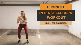 BURN 250 CALORIES IN 15 MIN | HIGH INTENSITY FAT BURN WORKOUT (no equipment) | #006