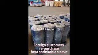 Polyethylene Heat Shrinkable Sleeve for Anticorrsion Coating of Oil and Gas Pipeline#shorts#3PE pipe