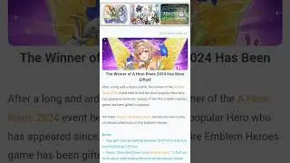 collecting the AHR 2024 winner hero (attuned Peony) #feh #fireemblemheros