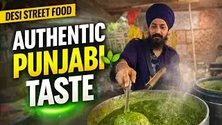 AUTHENTIC PUNJABI TASTE | MAKI DI ROTI SARSO DA SAAG Amritsar