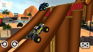 Race Off Monster Truck Stunts #3 - I Competed With A Much More Difficult Opponent