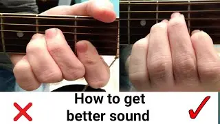 Lesson 6. How to play chords correctly | beginner guitar tutorials in telugu