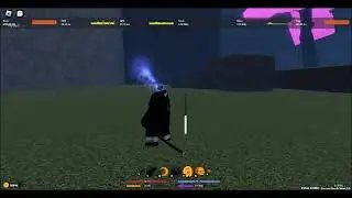 Roblox, demonfall, blue flame breathing showcase