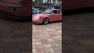 A line of Porsches at my local cars and coffee. #shorts #porsche
