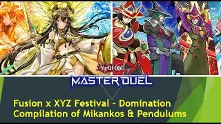 Yu-Gi-Oh! Master Duel - Fusion x XYZ Festival - Win Compilation of Mikankos & Pendulum Magicians