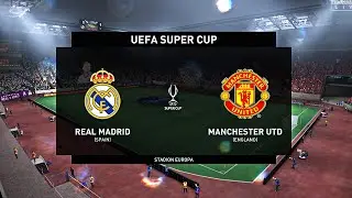 FIFA 22 | REAL MADRID vs MANCHESTER UNITED | UEFA Super Cup | - PS4