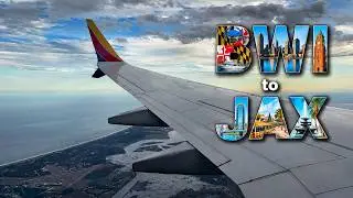 4K | Southwest Airlines Flight 928 | Baltimore &rarr; Jacksonville | Boeing 737 MAX 8