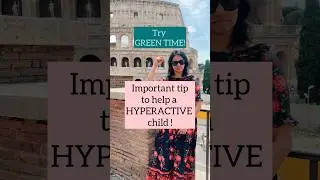 Tips for Hyperactivity!#autism#adhd#children#doctor#toddlers#play#nature#youtubeshorts#pediatrics