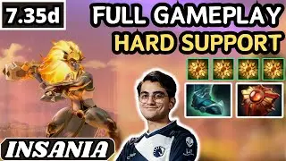 11000 AVG MMR - Insania DAWNBREAKER Hard Support Gameplay 27 ASSISTS - Dota 2 Full Match Gameplay