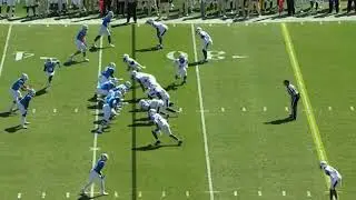 Dynamic Play Review - Trips, Jet Fake, RPO, Nice QB Run with Lead Blocker Up Middle