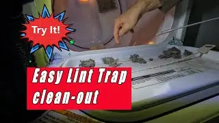 Easy step to clean That Dryer Lint Trap