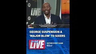 Paul George's suspension is a 'major blow' to the Sixers