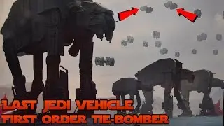 Last Jedi New Vehicle- First Order Tie-Bomber