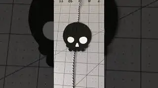 Make a Paper Skull Garland for Halloween  | #Shorts #halloween #halloweencrafts