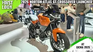 2025 Norton Atlas GT Crossover Launched At EICMA 2025 - First Look - Full Exterior