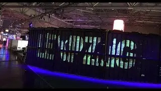 Large Flipdot Installation at 36th Chaos Communication Congress