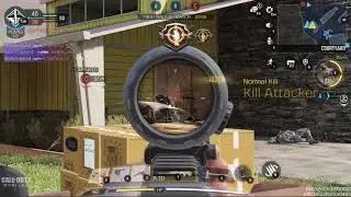 [Call of Duty Mobile/Gameloop]  Domination: with LMG (UL736-Solar Wind) 22 Kills and 5 Death.
