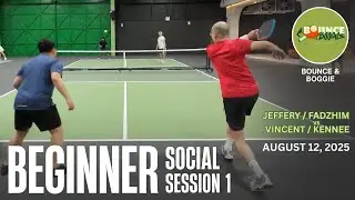 BEGINNER SOCIAL G1 | BOUNCE & BOOGIE | TOMAZ PICKLEBALL CLUB