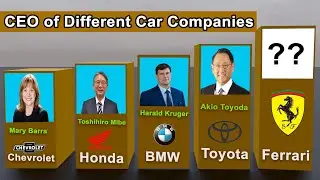CEO Of Different Car Companies | 3D comparison
