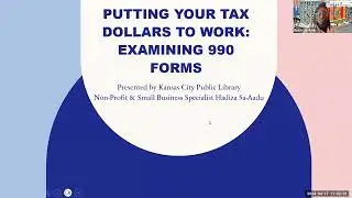 Putting Tax Dollars to Work for Public Information: 990 Forms