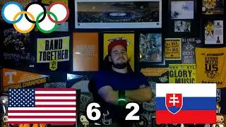 USA 🇺🇸 vs Slovakia 🇸🇰 Reaction 😄 (Semifinals) 2/20/26