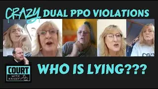 Dual PPO Hearing: Karen Caught Man w/ Another Man & He Tried To Run Her Over - Who's Lying In Court?
