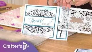 Sparkle All The Way card tutorial | Sara Signature Enchanted Christmas