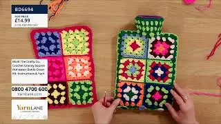 Yarn Lane &ndash; 26/01/2022   Crochet Granny Square Hot water Bottle Cover with Wendy Orlando