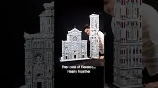 Two icons. One city. One story in LEGO&reg; bricks ​⁠@lucapetragliait  #lego #florence #legomoc #afol