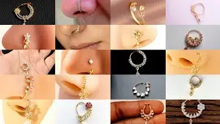 Latest Lightweight Gold Nose Ring Designs | Beautiful सोने की नथ डिज़ाइन 2025 | New Gold Nose Pin
