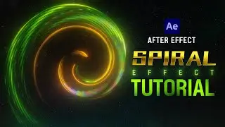 After Effects Spiral Line Effect Tutorial l 나선형 라인 에니메이션