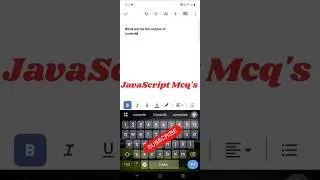 JavaScript | interview | questions | mcq's | freshers | Frontend | Fullstack|technologies |subscribe